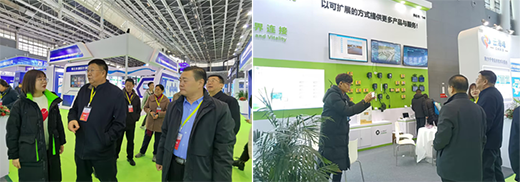 河北省水利廳副巡視員、河北省水利學(xué)會(huì)理事長(zhǎng)馮謙誠(chéng)一行蒞臨展位參觀指導(dǎo)
